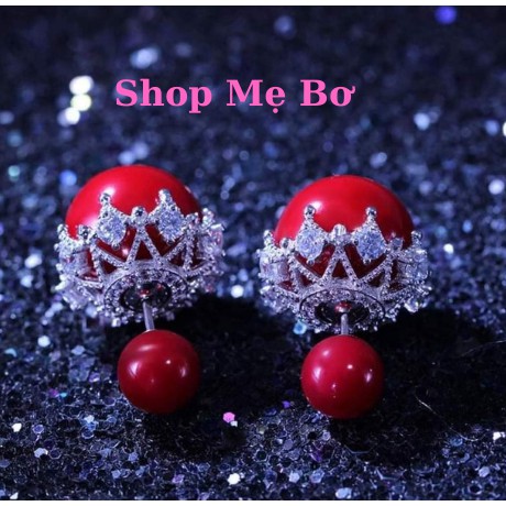 Khuyên Tai Titan Đính Kim Lấp Lánh Cá Tính Nhiều Kiểu Thép Y Tế Siêu Bền Không Dị Ứng Không Gỉ