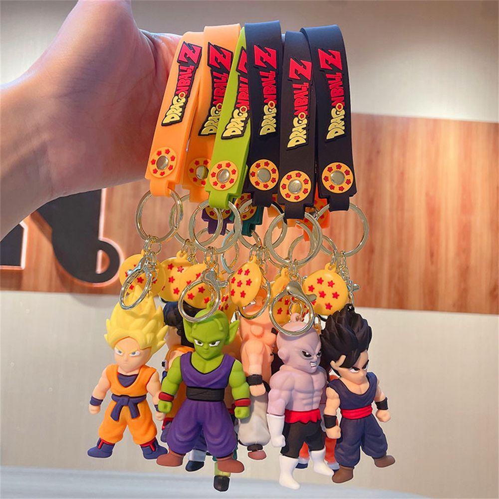 REBUY1 Móc Khóa Silicon PVC Hình Dragon Ball Z