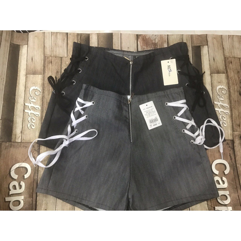 Quần Short Kaki Phối Dây Đan Hai Bên Cực Quyến Rũ TTSL0114
