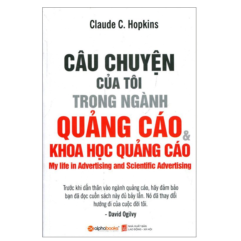 Sách Câu chuyện của tôi trong ngành quảng cáo & khoa học quảng cáo - BẢN QUYỀN