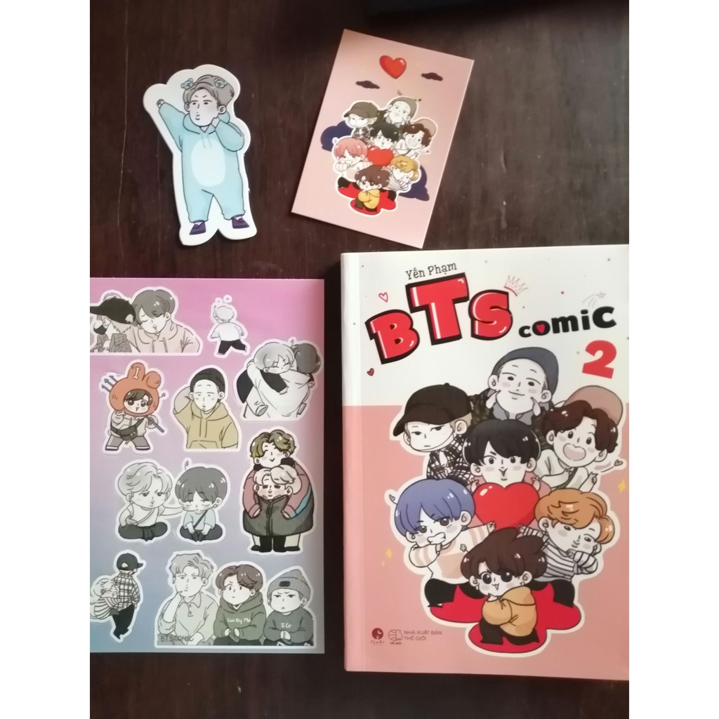 Sách - BTS Comic 2 - Bản Đặc Biệt Tặng Kèm Postcard + Sticker + Bookmark Thành Viên Ngẫu Nhiên Trong BTS