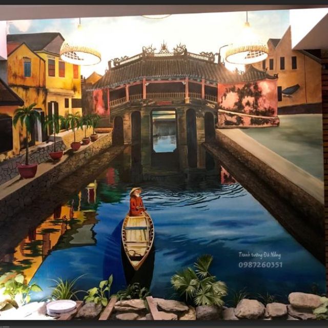 Tranh dán tường 3D