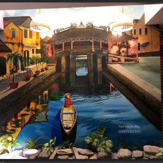 Tranh dán tường 3D