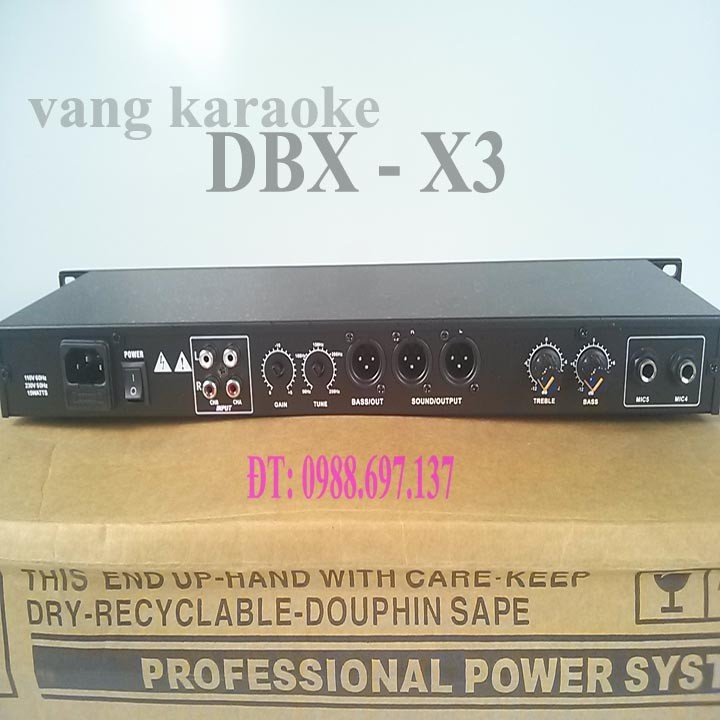 vang số karaoke dbx X3 - mixer echo karaoke