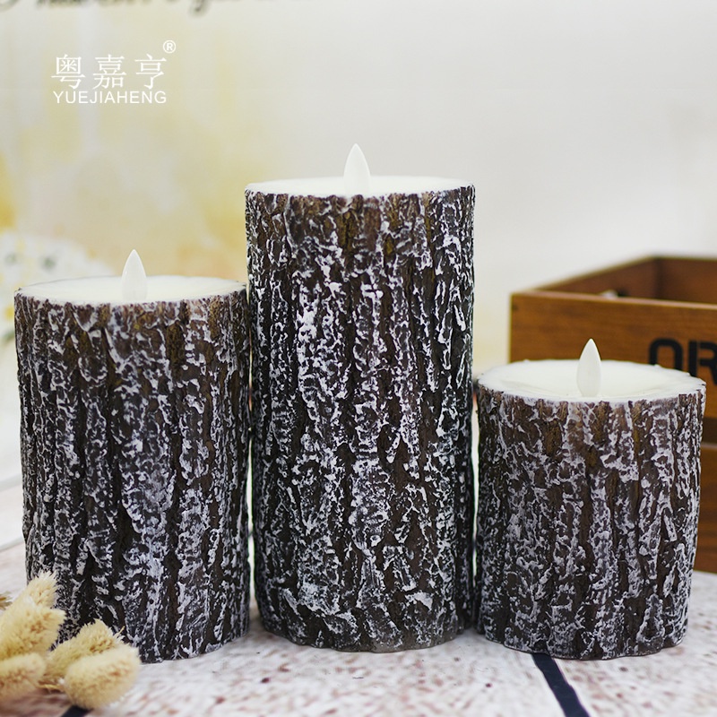 Nến điện tử hình gốc cây thông trang trí giáng sinh, noel