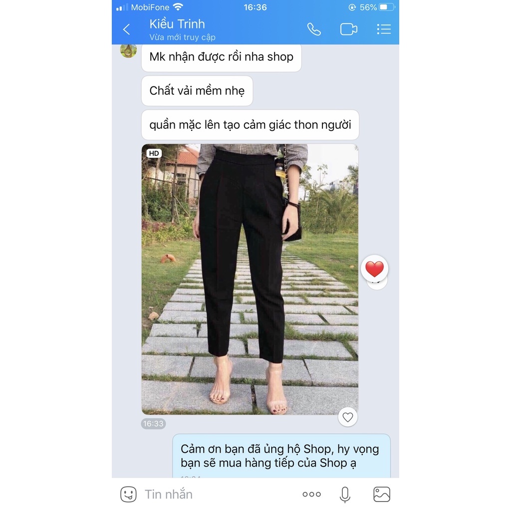 Quần Baggy Nữ Cạp Chun Sau Dày Dặn Không Nhăn Mã 435 - Lami Boutique