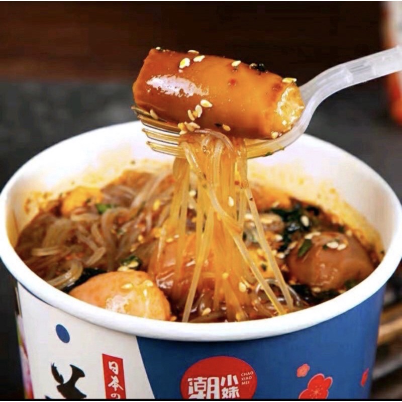 Miến hải sản Ăn liền-đồ ăn vặt trung hoa