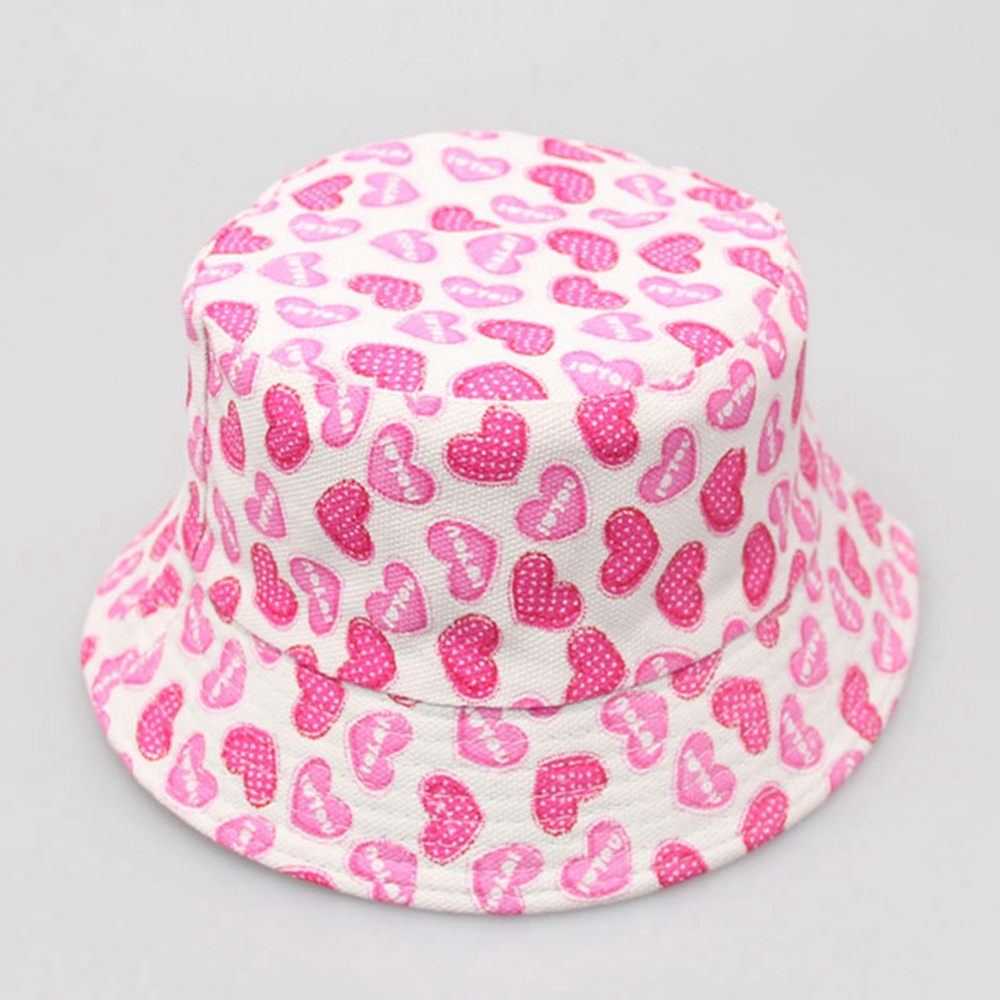 Nón Bucket Chất Canvas Hoạ Tiết Hoa Cho Bé