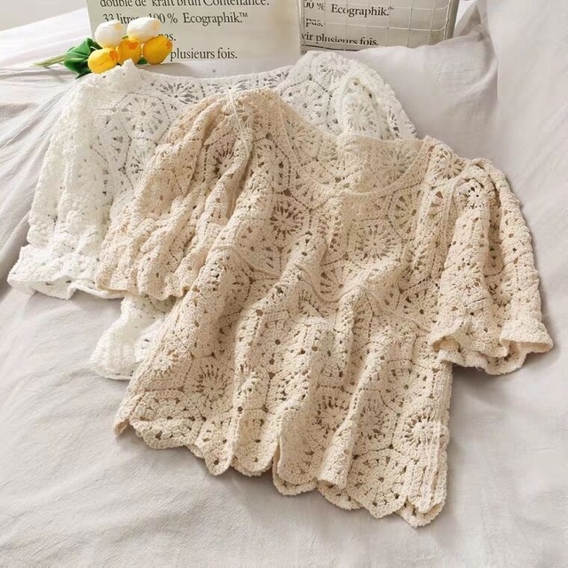 Áo ren lưới hàng đẹp Quảng Châu