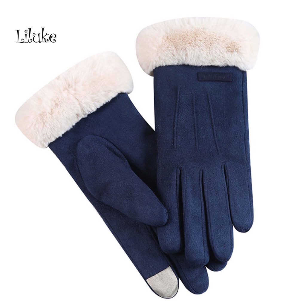 Găng Tay Lái Xe Chống Mài Mòn Màu Sắc Thời Trang Có Thể Dùng Màn Hình Cảm Ứng