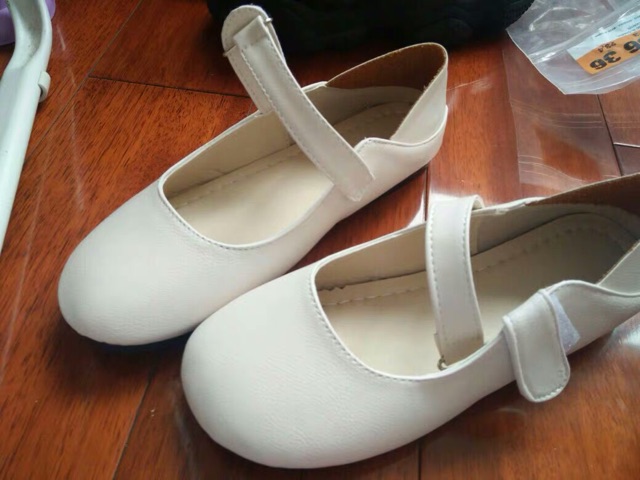 (Sẵn hàng) Giày Búp Bê Nữ Mũi Tròn, Chất Da Mềm, Cài Quai Ngang Xinh Xắn ( Ảnh Thật) | BigBuy360 - bigbuy360.vn