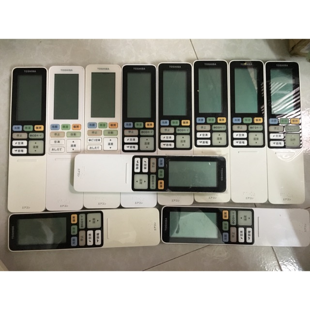 Remote điều hoà nội địa Toshiba màn hình