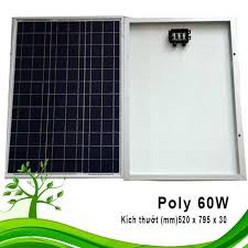 3 Tấm pin năng lượng mặt trời 60W Poly