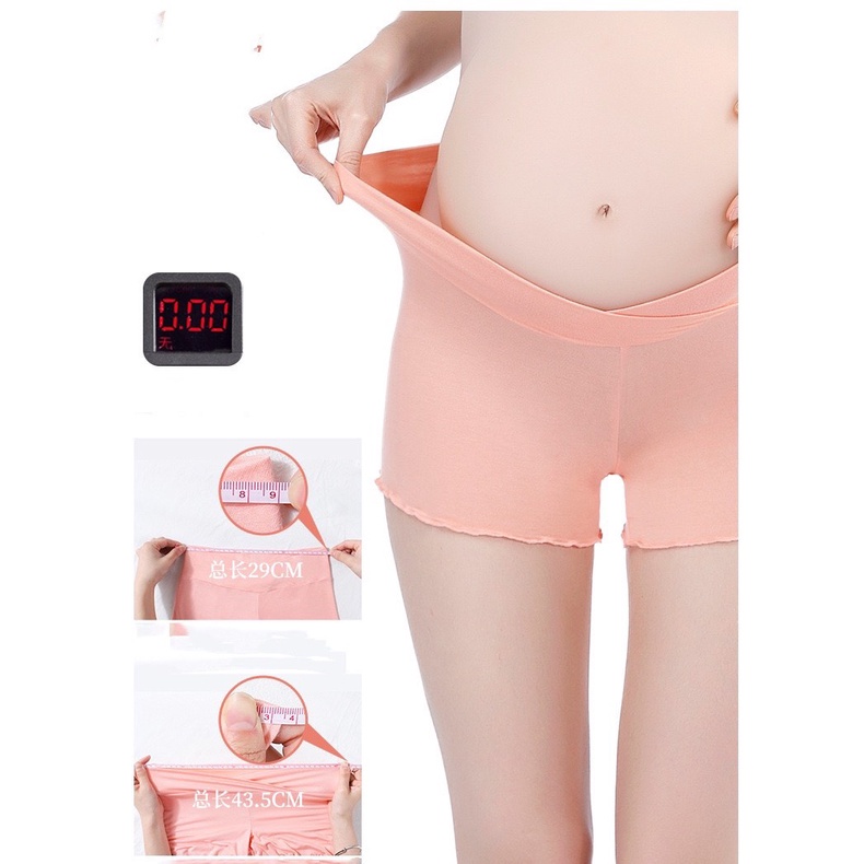 Quần Đùi Bầu KA3105 Cạp Chéo Mặc Trong Váy , Quần Váy Cotton Mát Lạnh form bigsize