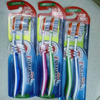 Bàn chai aquafresh  cặp 2 cây