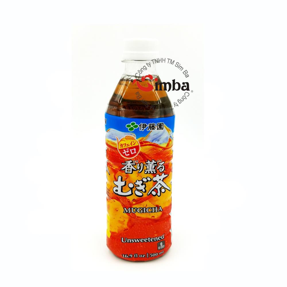 Nước uống trà lúa mạch Mugicha không đường {Itoen} - (5 chai x 500ml)