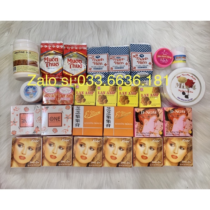 combo kem toàn thân siêu trắng da,mềm mịn ,thấm nhanh 1