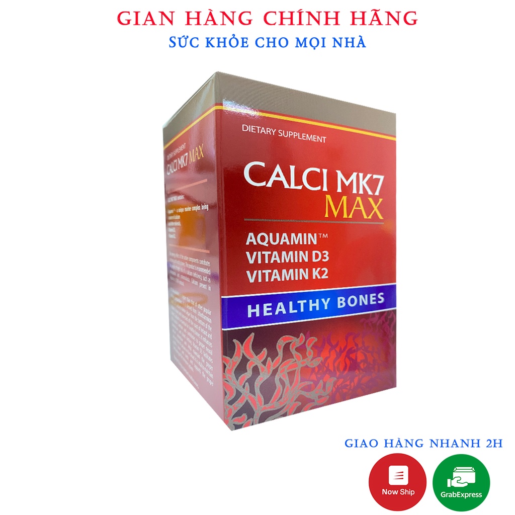 Canxi Tảo Đỏ Tự Nhiên CALCI MK7 Max.Bổ Sung Calci Phụ Nữ Có Thai,Cho Con Bú,Trẻ Nhỏ