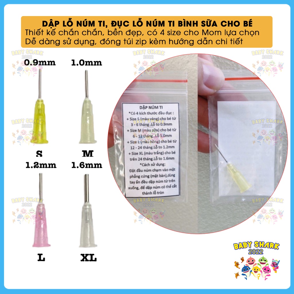 Dập lỗ núm ti thay thế dập lỗ núm ti Farlin