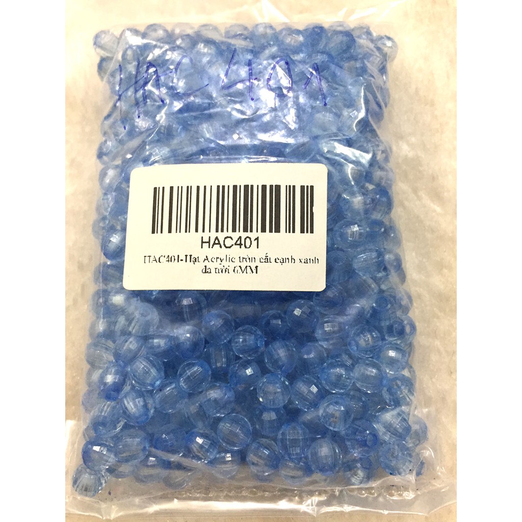 N1 - Hạt Acrylic tròn cắt cạnh , 50g/bịch.