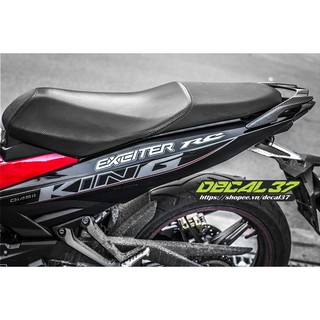 Tem Trùm Exciter 150 Mx Indo trắng đỏ
