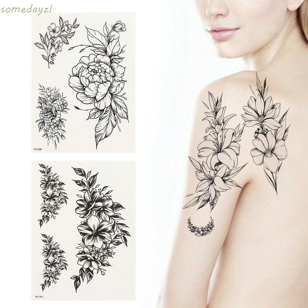 (Hàng Mới Về) 1 Hình Xăm Dán Tạm Thời Hình Bướm Thời Trang Gợi Cảm Cho Nữ