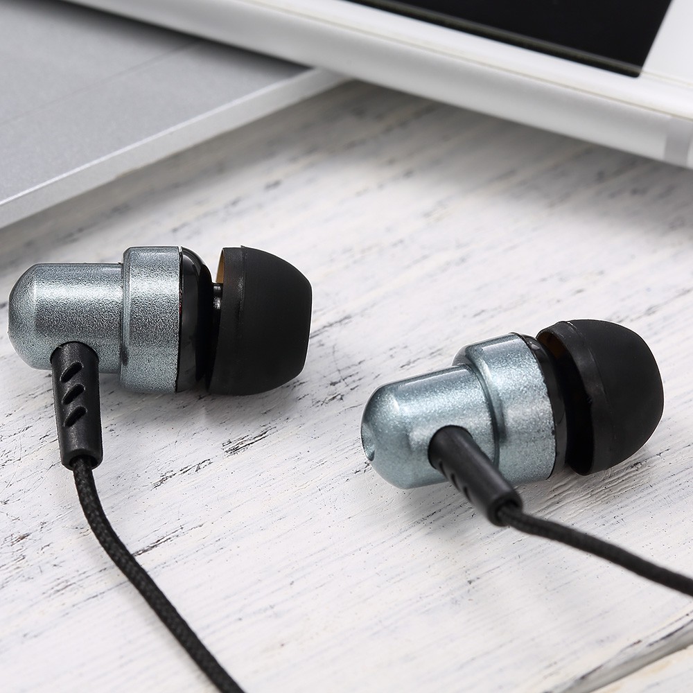 【E&V】K2 3.5mm Wired Headphones In-Ear Headset Stereo Music Earphone Smart Phone Earpiece Earbuds In-line Control w/ Microphone