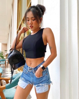 ÁO CROP CHÉO LƯNG (KÈM CLIP)
