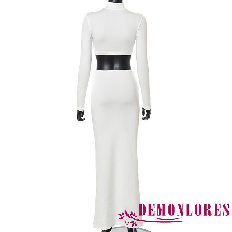 Set đồ 2 món áo tay dài màu sắc thanh lịch cho nữ