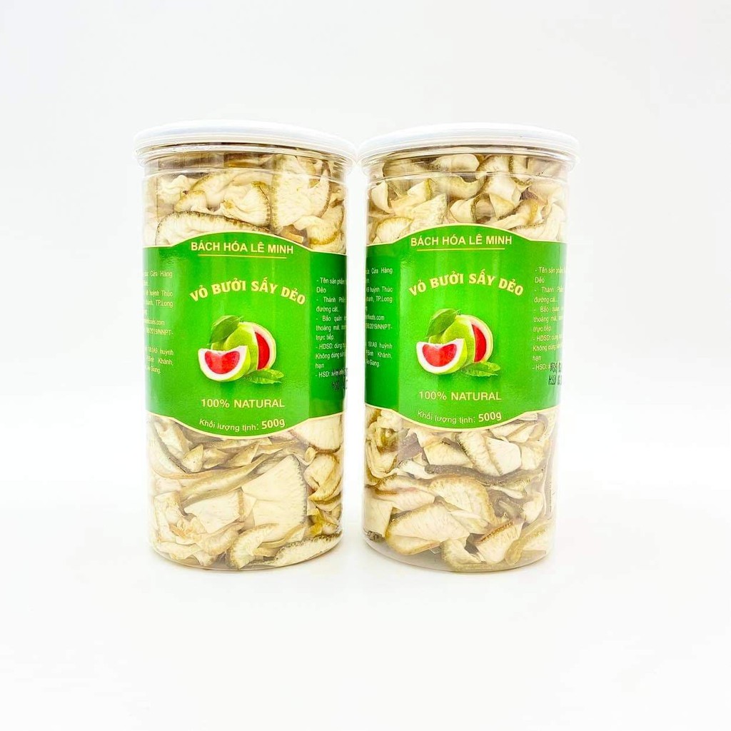 Vỏ Bưởi Sấy Dẻo LÊ MINH FOODS [ Hộp 500gr]