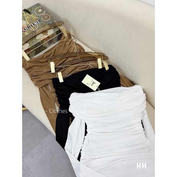 VÁY NHÚNG KIM CƯƠNG TRỄ VAI TAY DÀI CHẤT ĐẸP MS23211