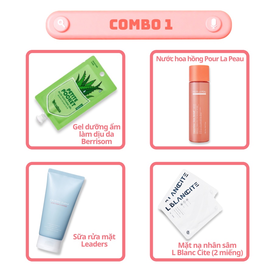 [ CSHOP BOX ] Combo Dành Cho Da Hỗn Hợp_Mỹ Phẩm Hàn Quốc Chính Hãng