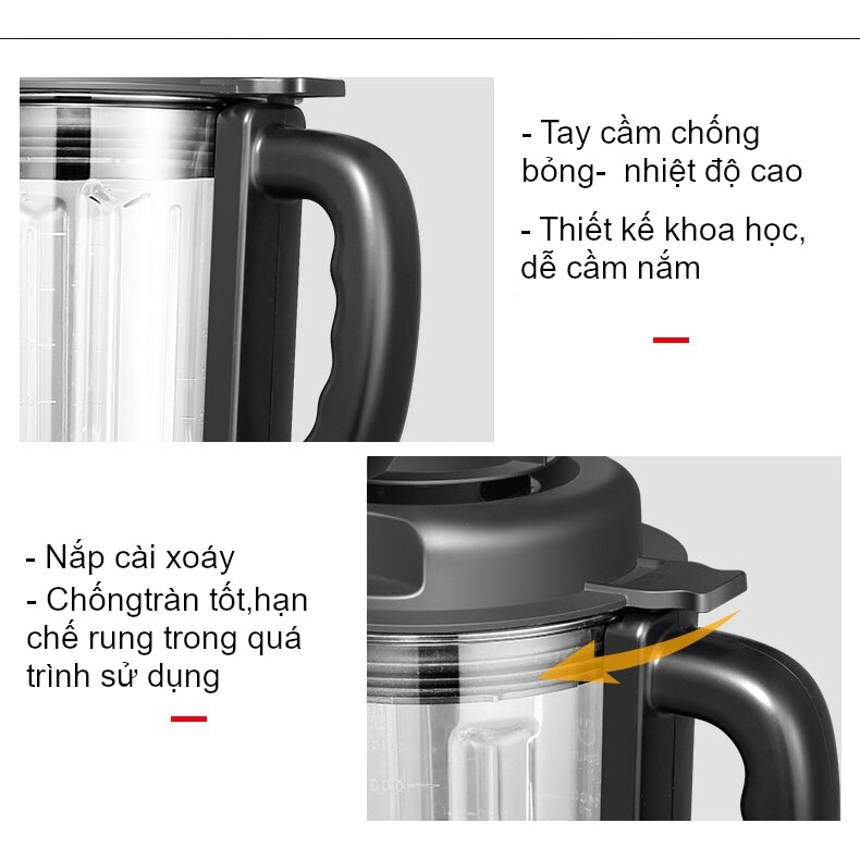 Máy xay, nấu đa năng QC888 - Xay nấu sữa đậu nành, nấu cháo, nấu súp