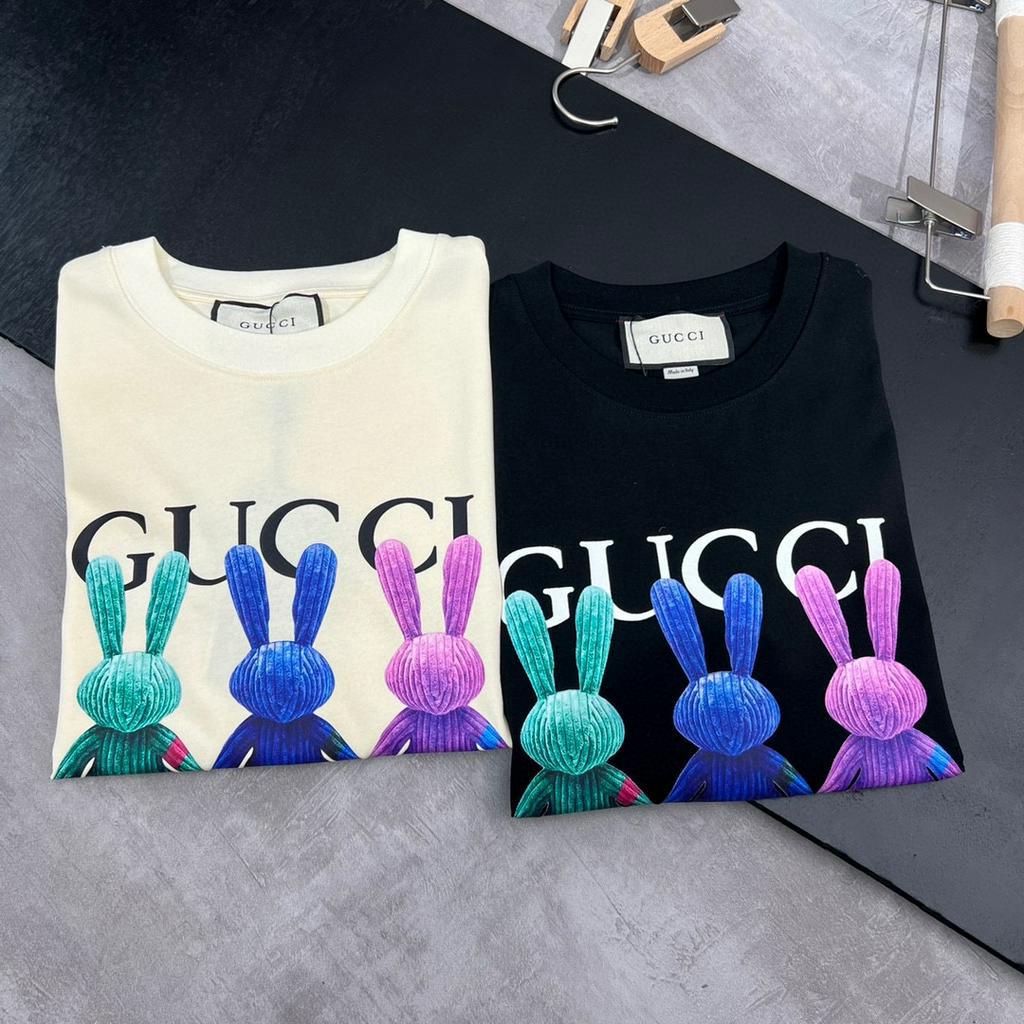 Áo thun nữ thời trang cao cấp Gucci GG GC thiết kế cá tính, trendy