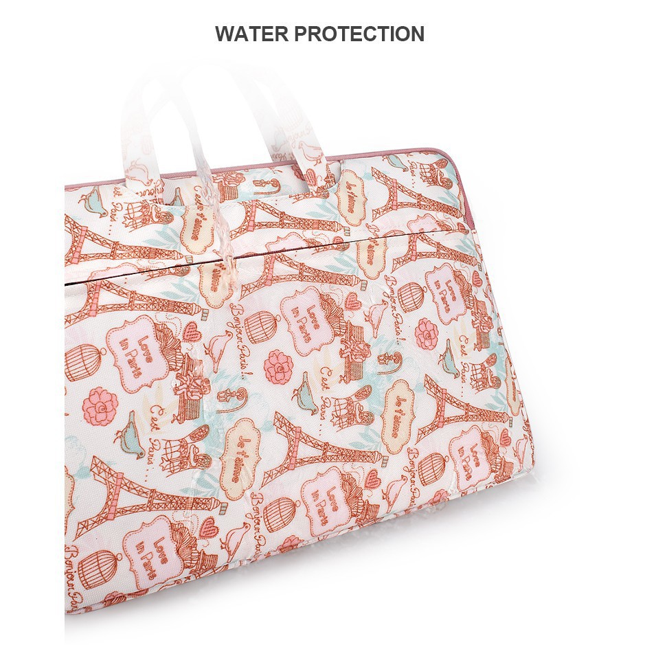 Túi đựng laptop 13.3 14.1 15.4 inch chống thấm nước và chống va đập họa tiết đáng yêu