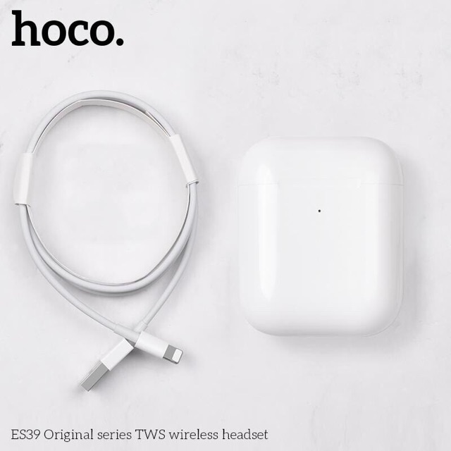 Tai nghe bluetooth Hoco Es39 Original V 5.0 hỗ trợ sạc không dây | BigBuy360 - bigbuy360.vn