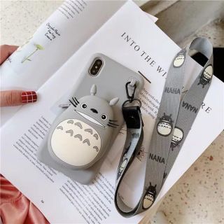 Ốp gấu Ví + Dây đeo cổ dành cho IPHONE