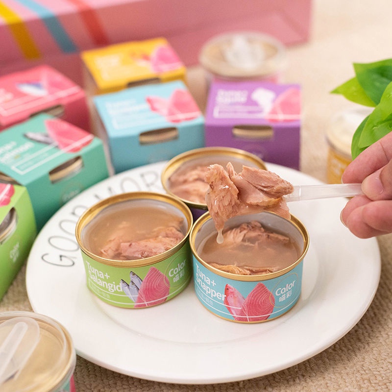 Pate cho mèo Cator thức ăn cho mèo con dinh dưỡng cho mèo bầu 7 ngày 7 vị NourseVietnam (80gx7)