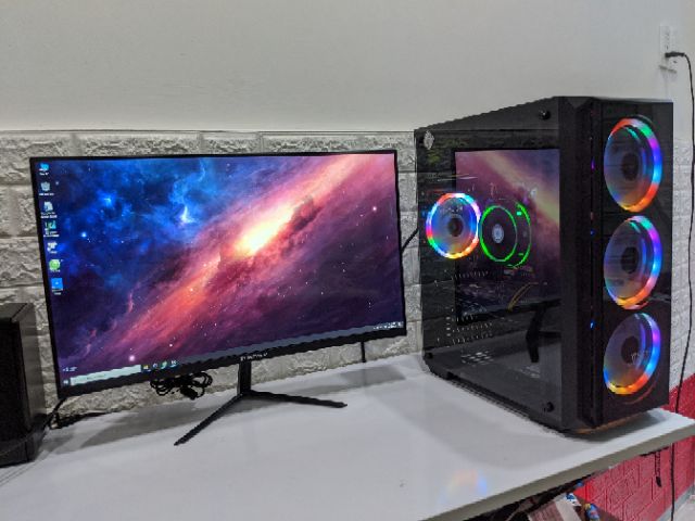 Full dàn pc i5 4590 + màn 24inch 75hz mới