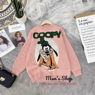 Áo len hoạt hình Goofy hàng Quảng Châu siêu dày, siêu xinh