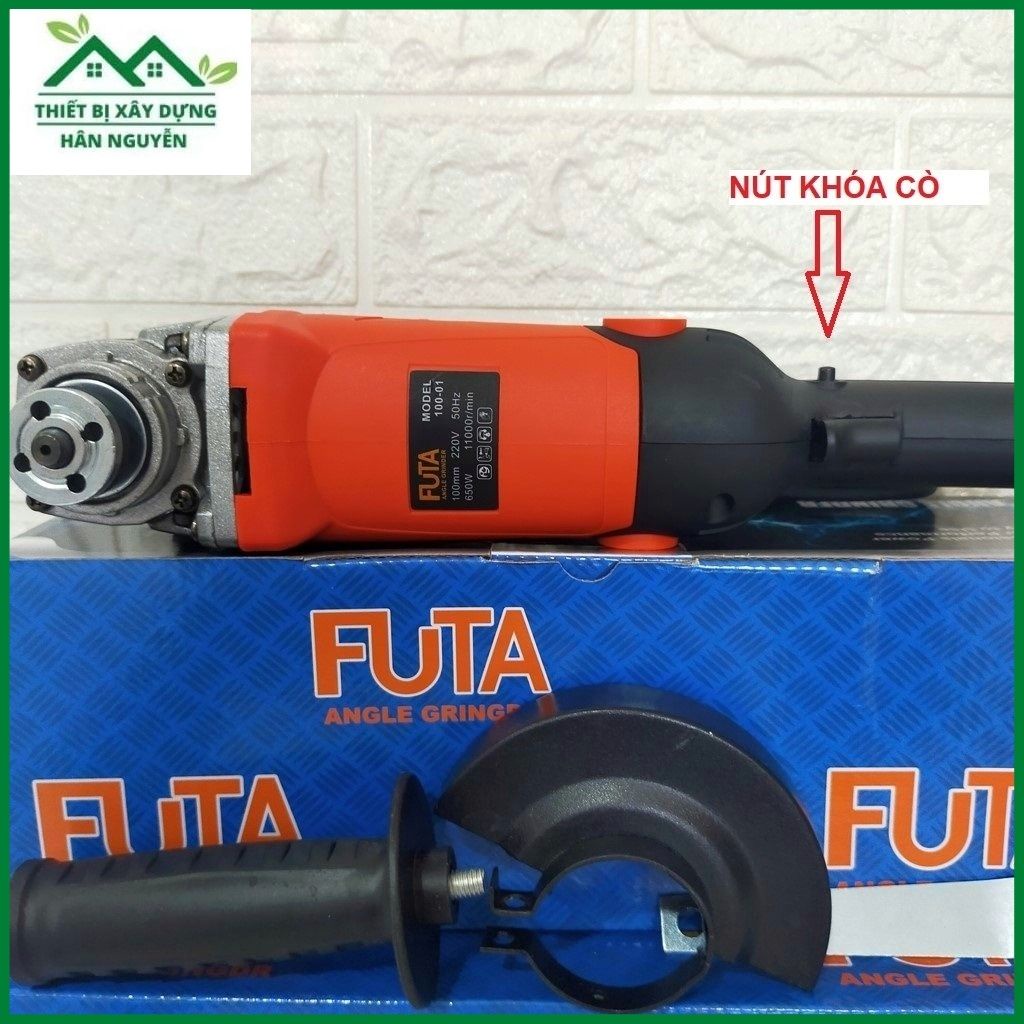 Máy cắt cầm tay Futa,công tắc bóp,lưỡi cắt 100mm chuyên cắt sắt,cắt nhôm,cắt gạch,mài góc,cắt đá hoa cương