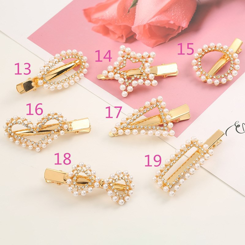 Kẹp tóc ngọc trai giả dễ thương cho bé gái