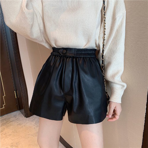 Quần da mẫu mới cạp chun cao cấp