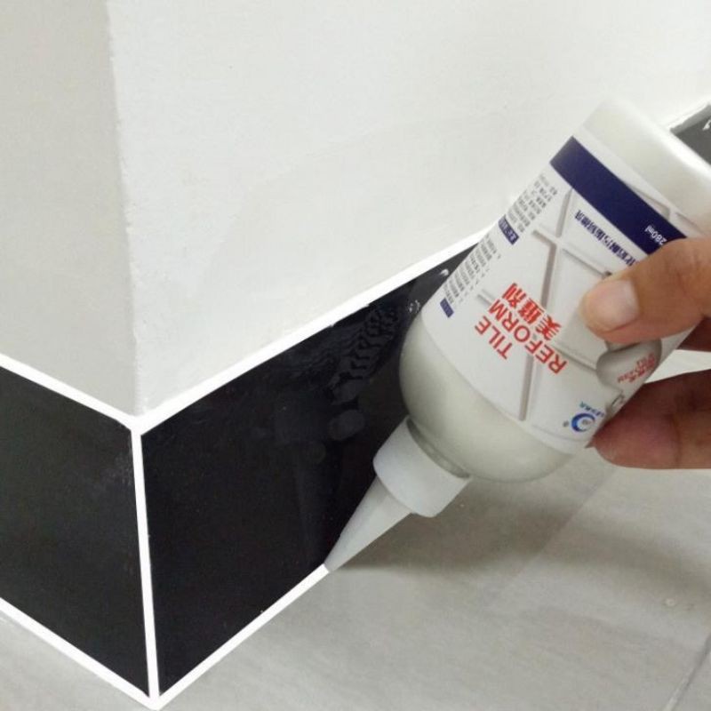 Sơn Kẻ Chỉ Gạch Công Nghệ HÀN QUỐC, Keo Chà Ron Sứ Chỉ Mạch Gạch Tile Reform 300g SKC3 [CEC Store]