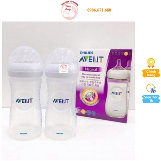 Bình sữa Philips Avent 330ml Natural Cổ Rộng Chống Đầy Hơi Chống Sặc - 1 Đổi 1 Nếu Lỗi NSX