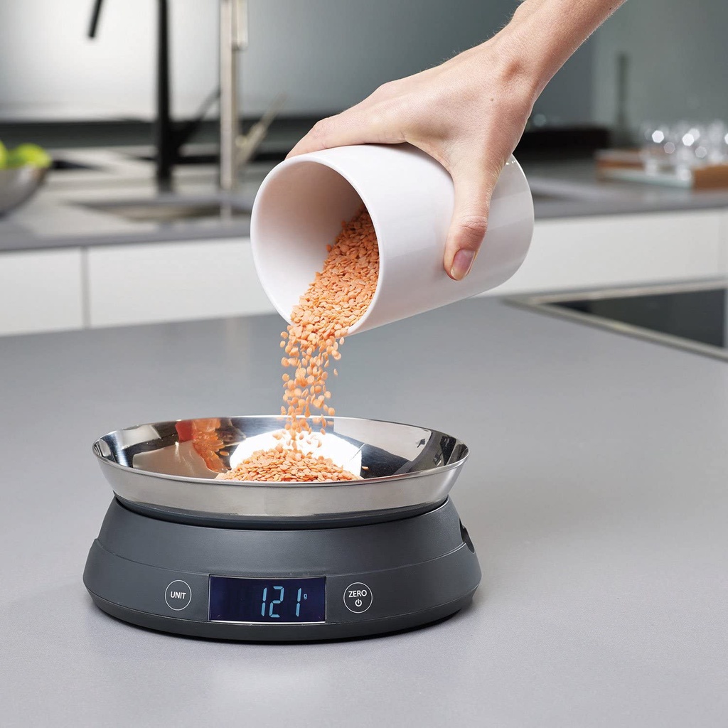 Cân thực phẩm Joseph Joseph 40054 Switch Scale, cân nhà bếp tiện dụng nhập Đức chính hãng