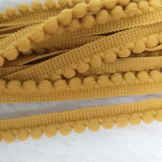 Dây Pom pom trang trí ,size  1cm (5 mét)