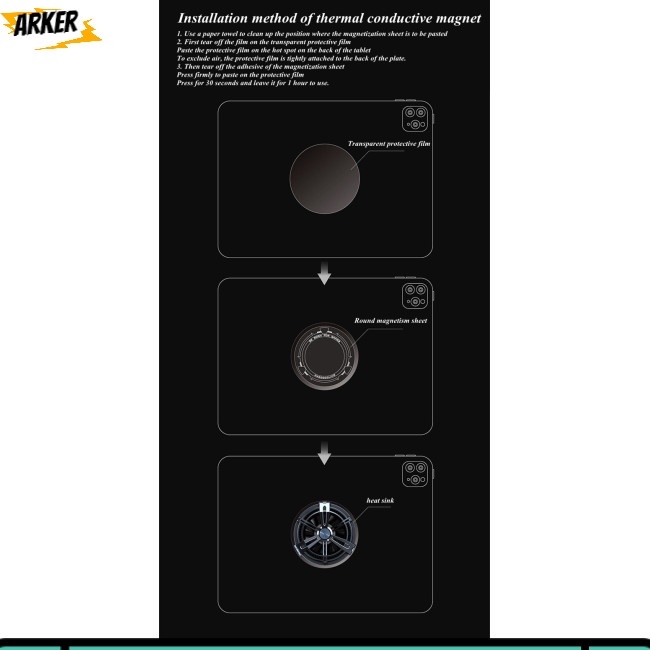 Quạt Tản Nhiệt Bán Dẫn Làm Mát Nhanh Di Động Cho Điện Thoại Android / Máy Tính Bảng X12