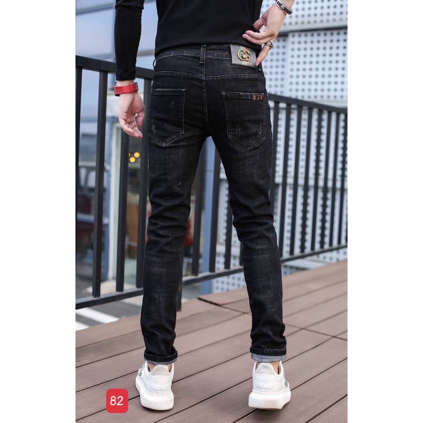 Quần Jean Nam Phối Rách ❤️FREESHIP❤️ Quần Bò Nam Thời Trang Cao Cấp Chuẩn Hàng Shop Tô Tồ Shop - QJNTT2