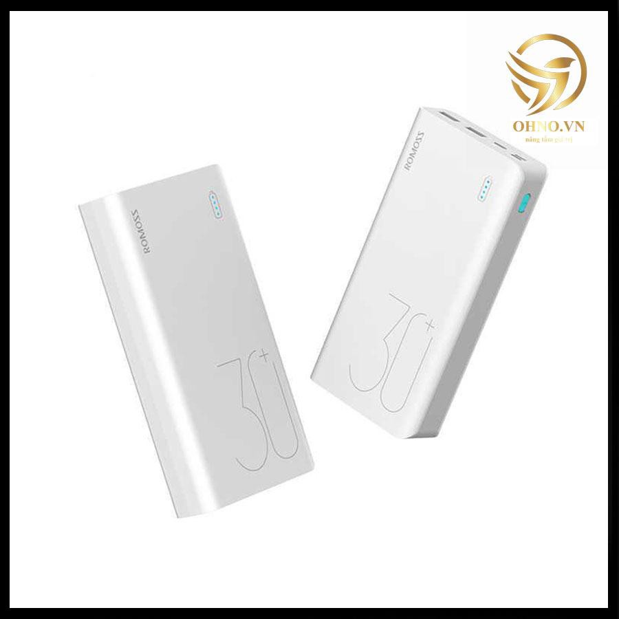 Pin Sạc Dự Phòng Điện Thoại Romoss Sense 8 30000mah Sạc Dự Phòng Mini Dung Lượng Lớn -